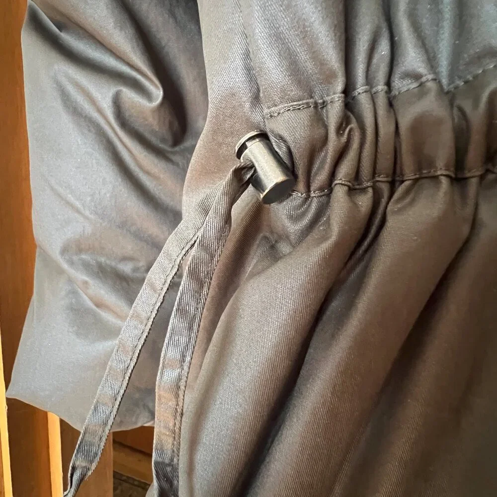 Poetry Fashion (UK) Shawl-collar Puffer Coat Dark Moss 16 Super cozy! - Picture 4 of 15